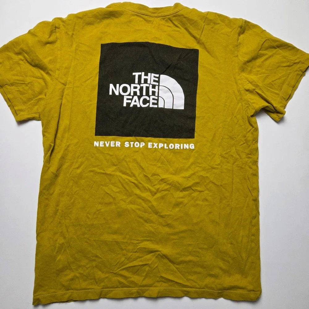 The North Face Mustard‎ Yellow Logo Tee Size Medium